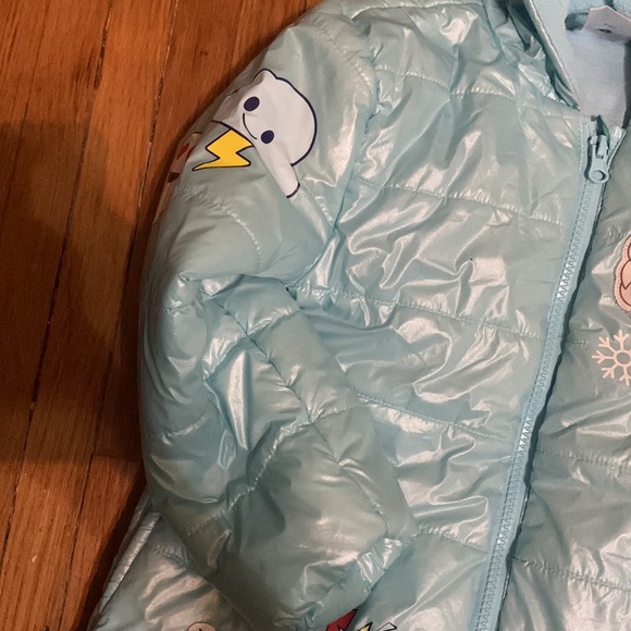 Disney frozen puffer jacket size 4 - Picture 4 of 7